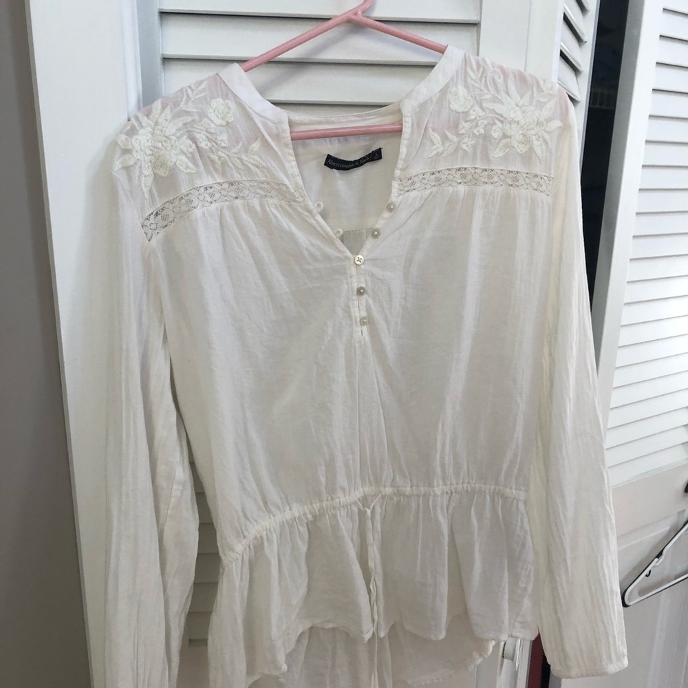 Cotton / linen Abercrombie long sleeve